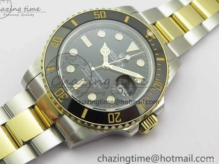 41mm 126613 LN YG Bracelet SS YG Dial Best Black SS Maker BP Edition Submariner on 0226